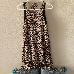 Cheetah print dress